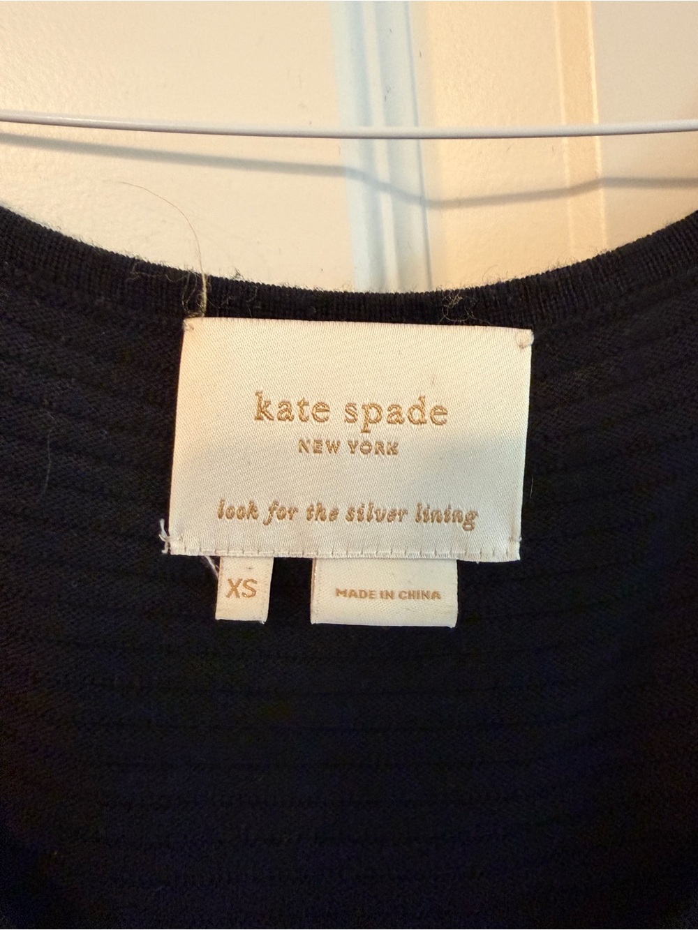 Kate Spade ♠️ Knit Black and White Dress - Picture 3 of 7